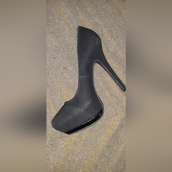 Anne Michelle size 10 6inch faded suede platform heels not worn but look it - Picture 10 of 12